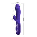 Snappy Vibrador Dual Recargable - Morado