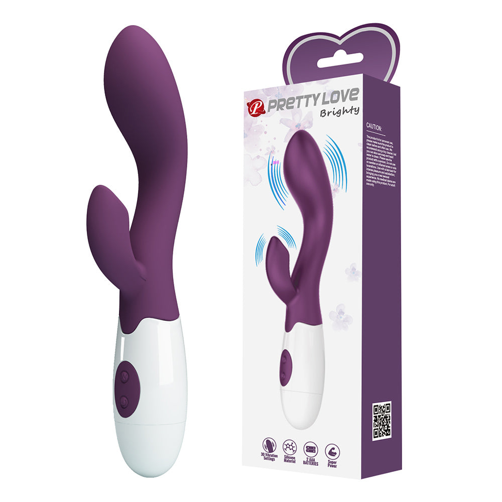 Brighty Vibrador Dual - Morado