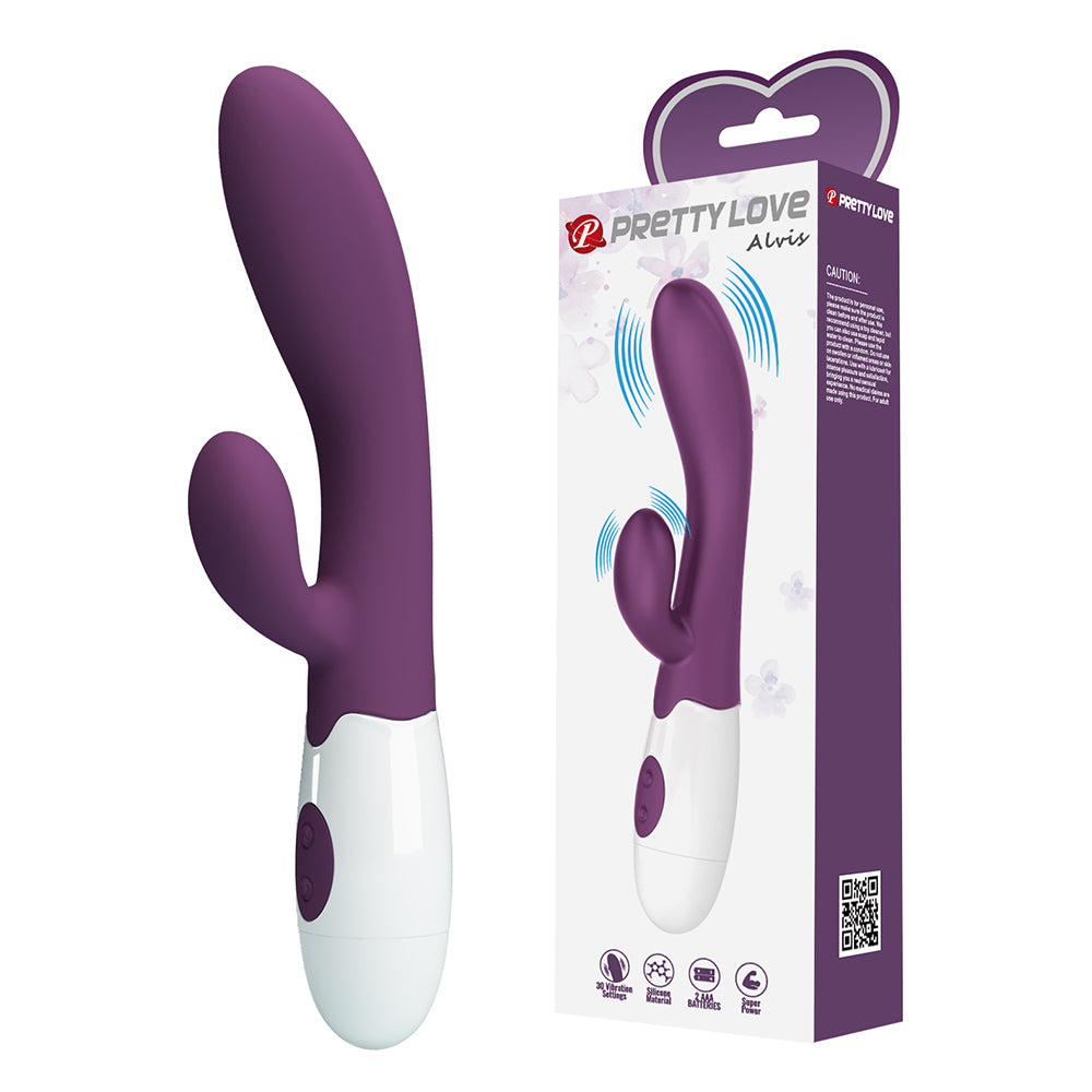 Alvis Vibrador Dual - Morado
