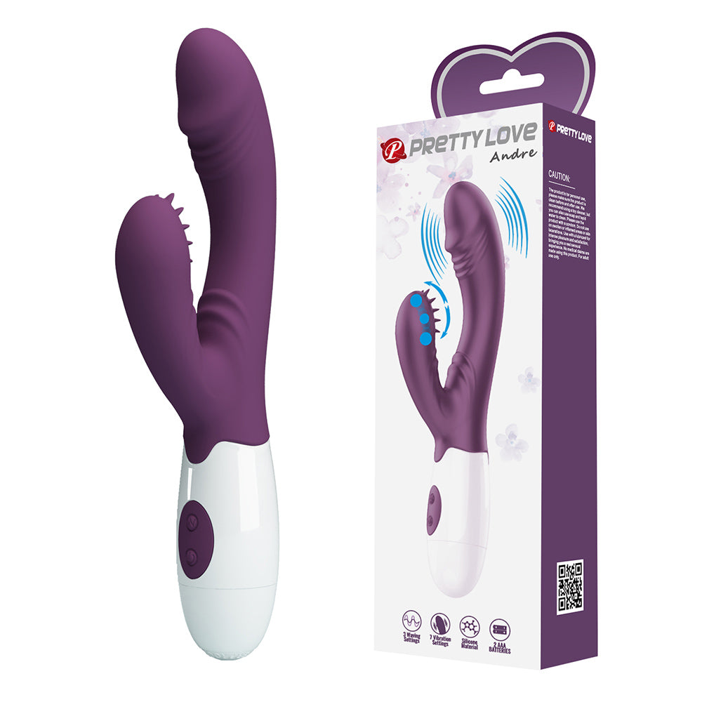 Andre Vibrador y Estimulador de Clítoris - Morado