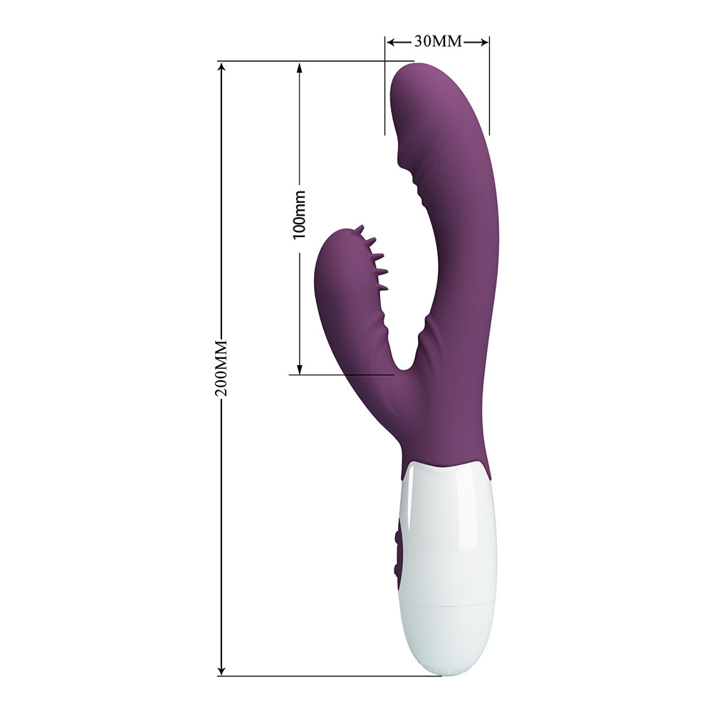 Andre Vibrador y Estimulador de Clítoris - Morado