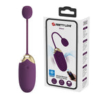 Abner Huevo Vibrador con APP - Morado
