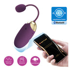 Abner Huevo Vibrador con APP - Morado