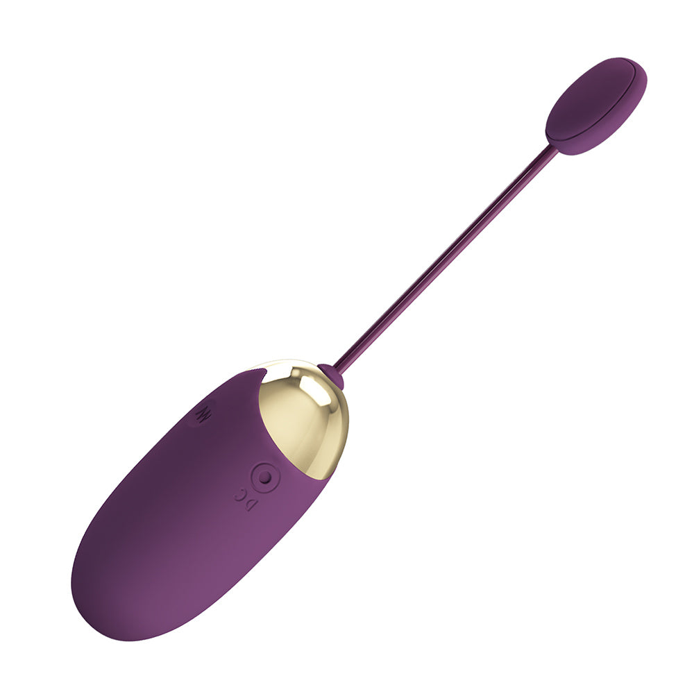 Abner Huevo Vibrador con APP - Morado Imagen secundaria del producto