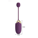 Abner Huevo Vibrador con APP - Morado