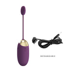 Abner Huevo Vibrador con APP - Morado