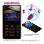 Abner Huevo Vibrador con APP - Morado