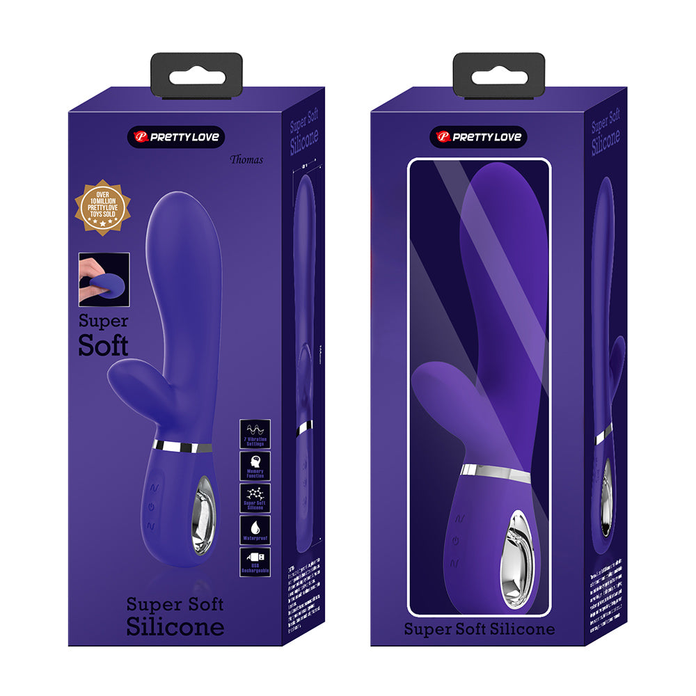 Thomas Vibrador Dual Recargable Silicona Super Soft