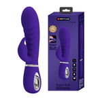 Prescott Vibrador Dual Recargable Silicona Super Soft - Morado