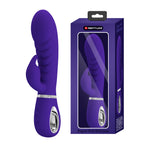 Prescott Vibrador Dual Recargable Silicona Super Soft - Morado