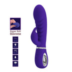 Prescott Vibrador Dual Recargable Silicona Super Soft - Morado