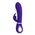 Prescott Vibrador Dual Recargable Silicona Super Soft - Morado