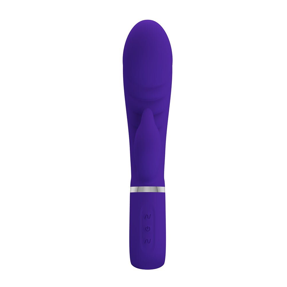 Prescott Vibrador Dual Recargable Silicona Super Soft - Morado