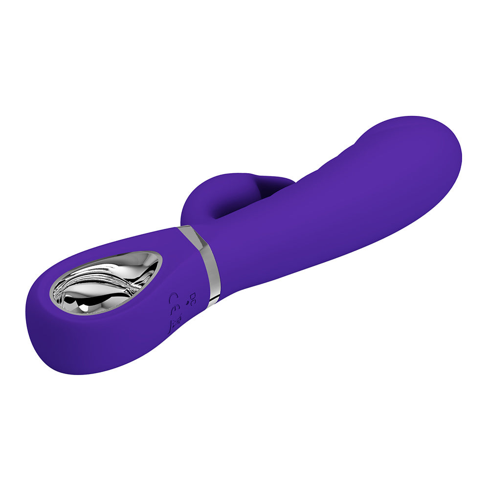 Prescott Vibrador Dual Recargable Silicona Super Soft - Morado