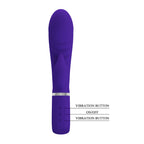 Prescott Vibrador Dual Recargable Silicona Super Soft - Morado