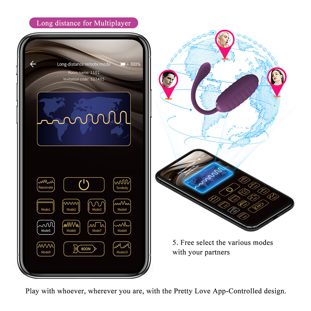 Casper Huevo Vibrador Super Soft con APP
