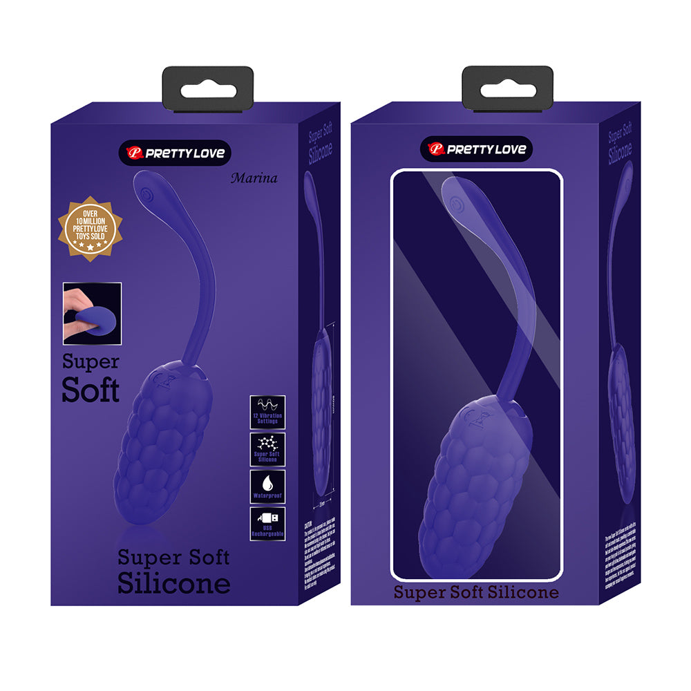 Marina Huevo Vibrador Super Soft - Morado