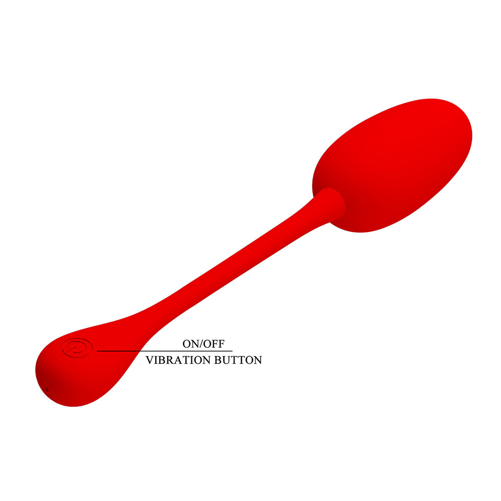 Knucker Huevo Vibrador Super Soft - Rojo