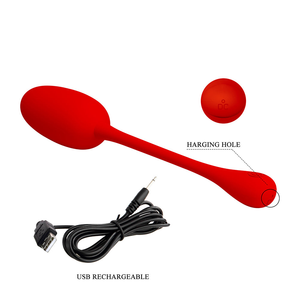 Knucker Huevo Vibrador Super Soft - Rojo