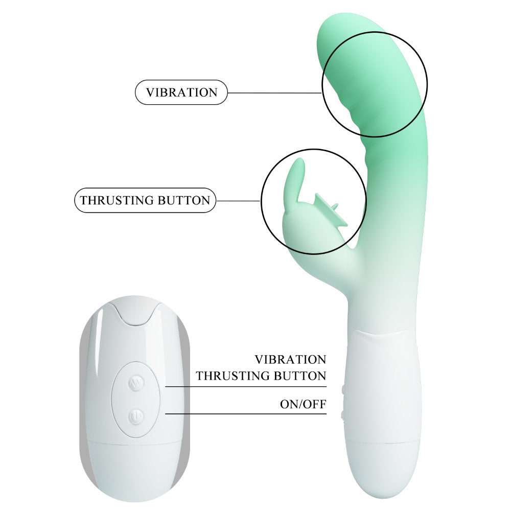 Cerberus Vibrador Dual - Menta Gradient
