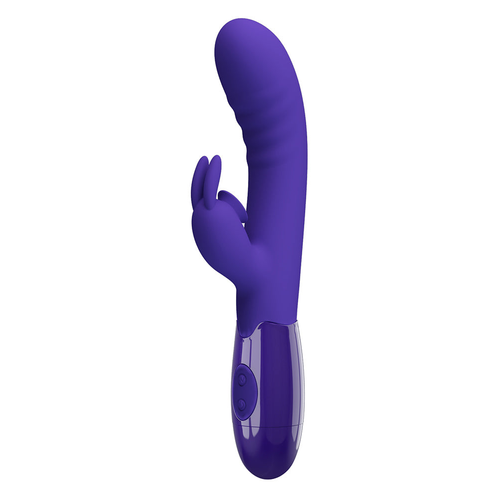 Cerberus Vibrador Recargable - Morado Imagen principal del producto