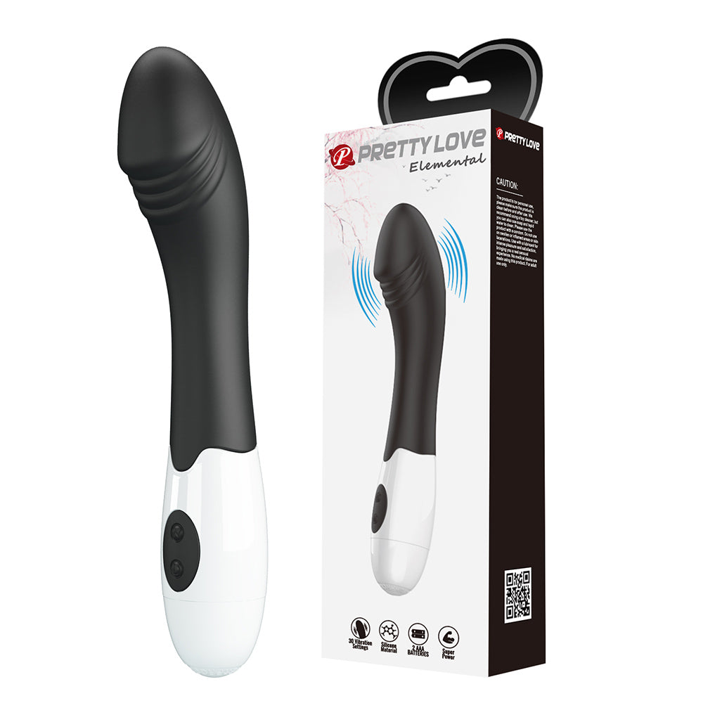 Elemental Vibrador Punto G - Negro