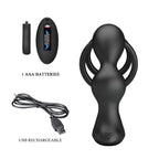 Marshall Vibrador Próstata con Anillo Doble