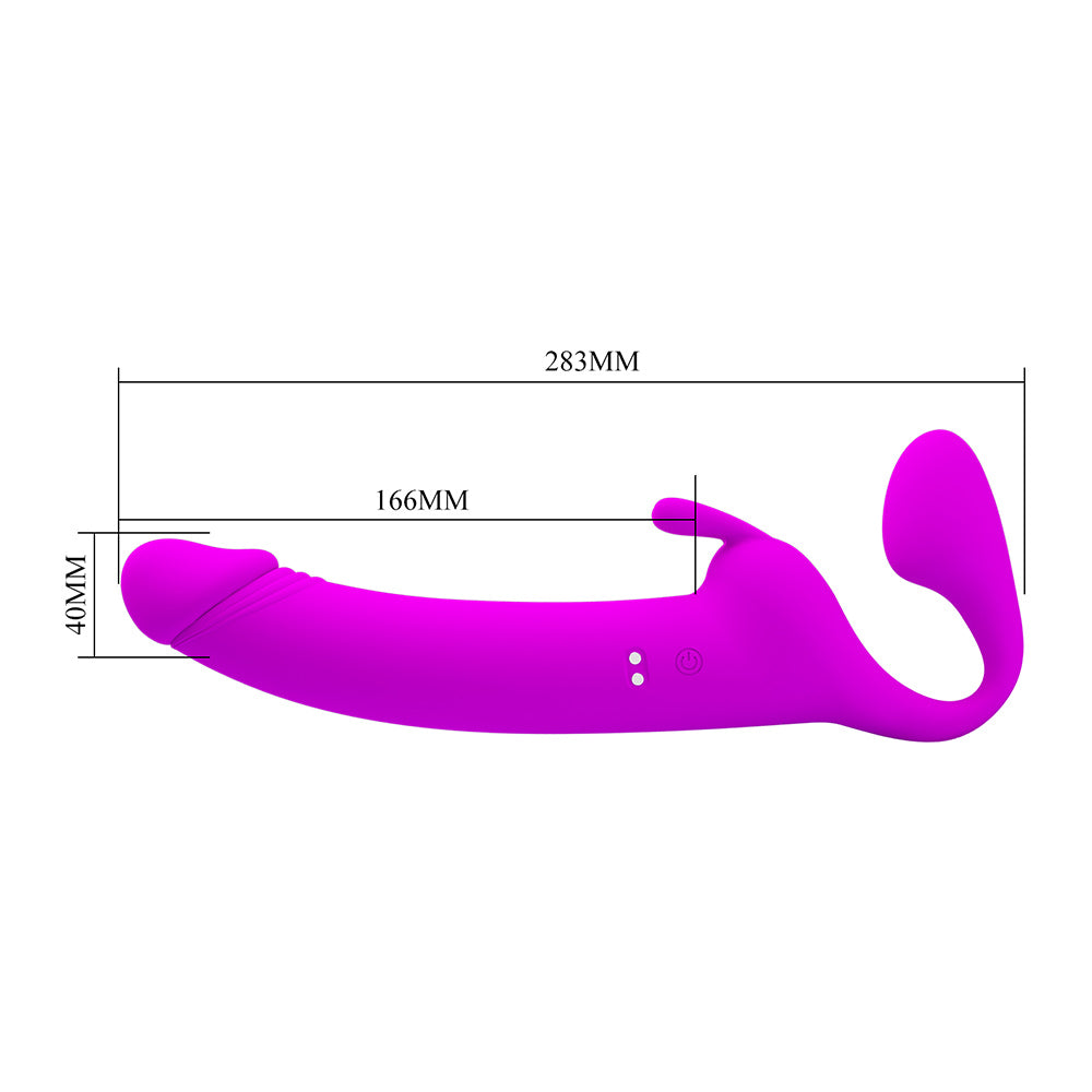 Zanini Vibrador Doble Strapless Recargable