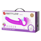 Zanini Vibrador Doble Strapless Recargable