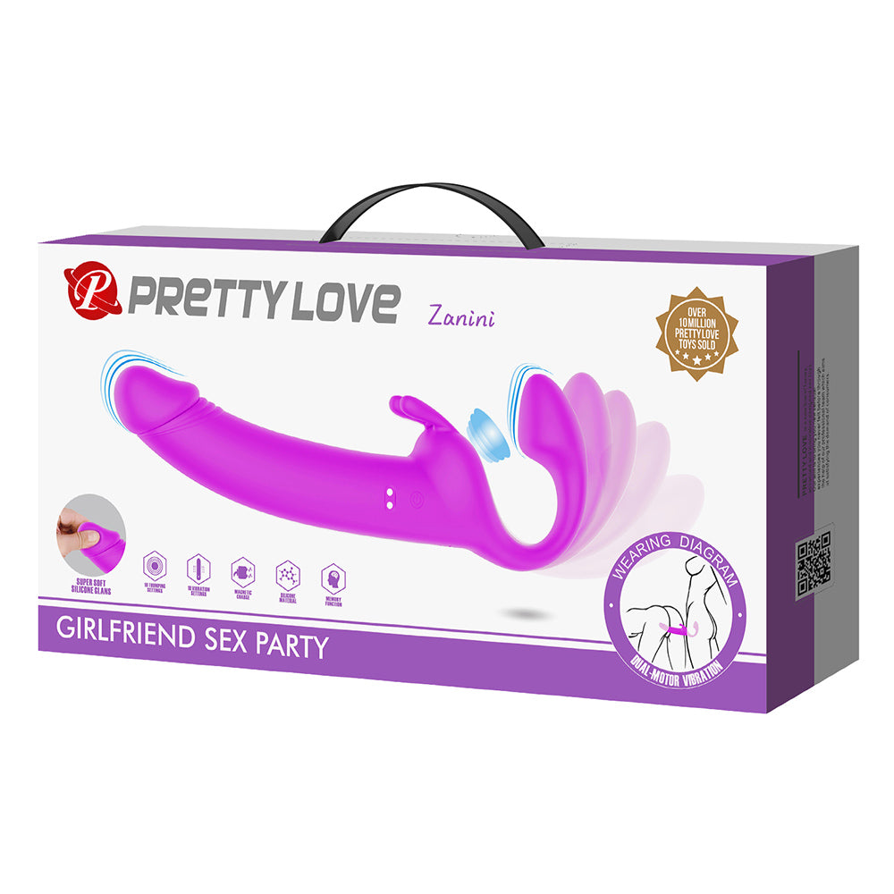 Zanini Vibrador Doble Strapless Recargable