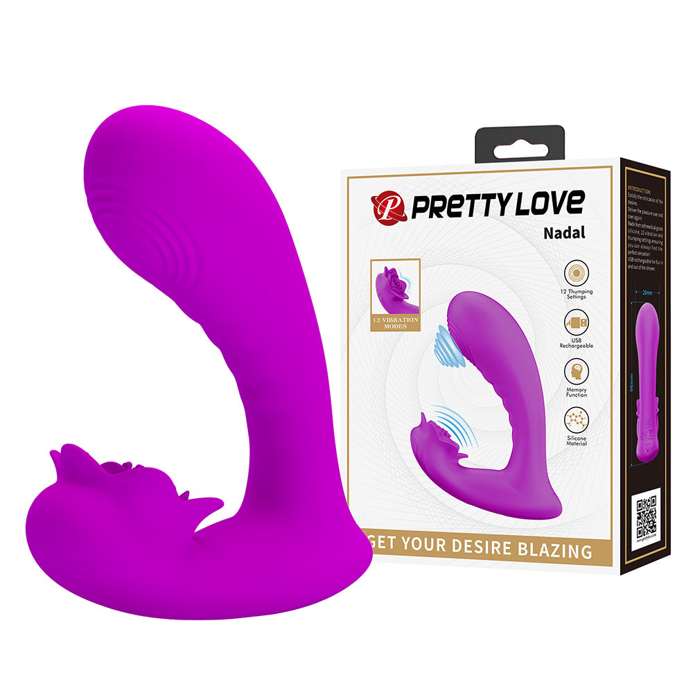 Nadal Vibrador Dual con Pulsación