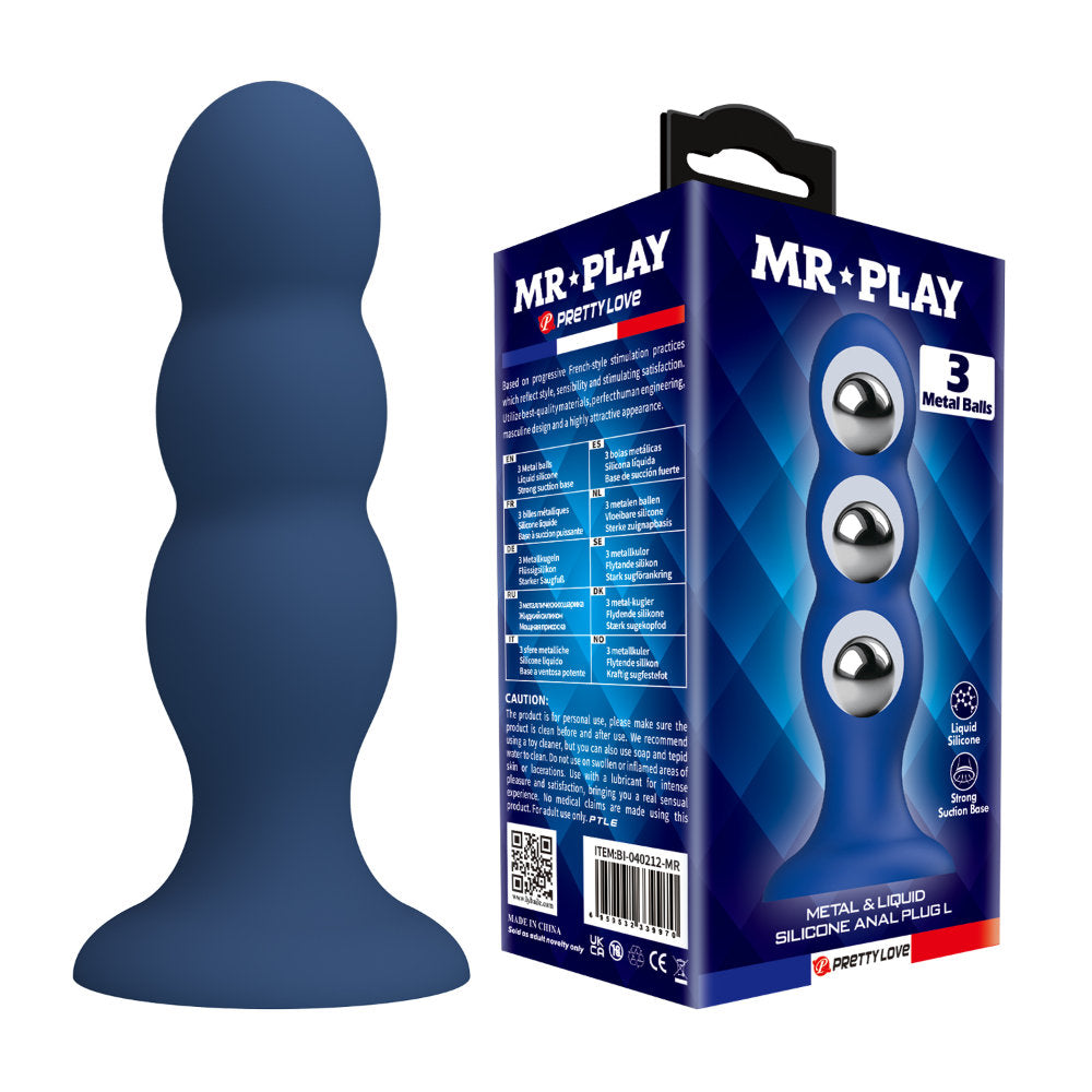 Mr Play Plug Anal con Bolitas