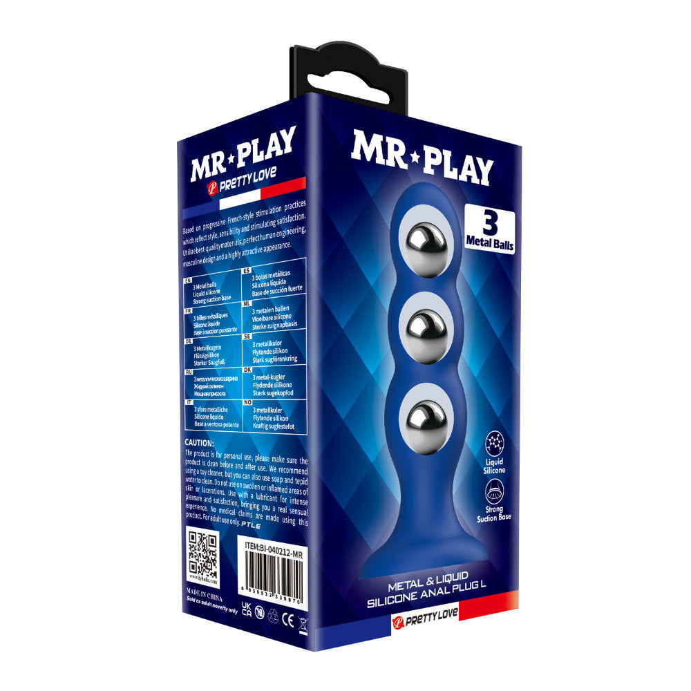 Mr Play Plug Anal con Bolitas