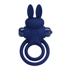 Darey Anillo Conejito Vibrador Doble - Azul