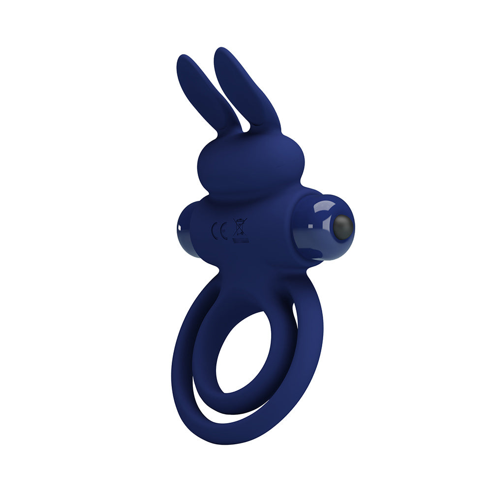 Darey Anillo Conejito Vibrador Doble - Azul Imagen principal del producto