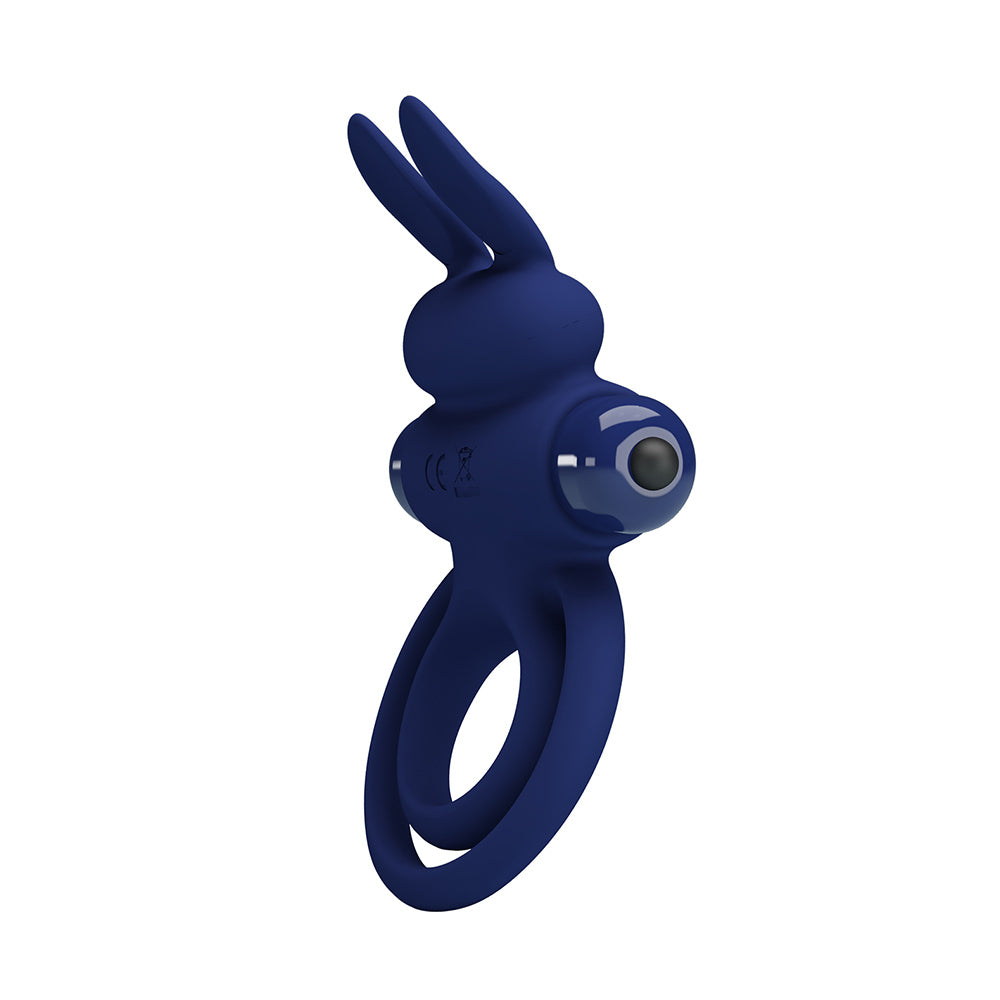 Darey Anillo Conejito Vibrador Doble - Azul Imagen secundaria del producto