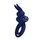 Darey Anillo Conejito Vibrador Doble - Azul
