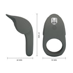 Alto Anillo Vibrador Recargable
