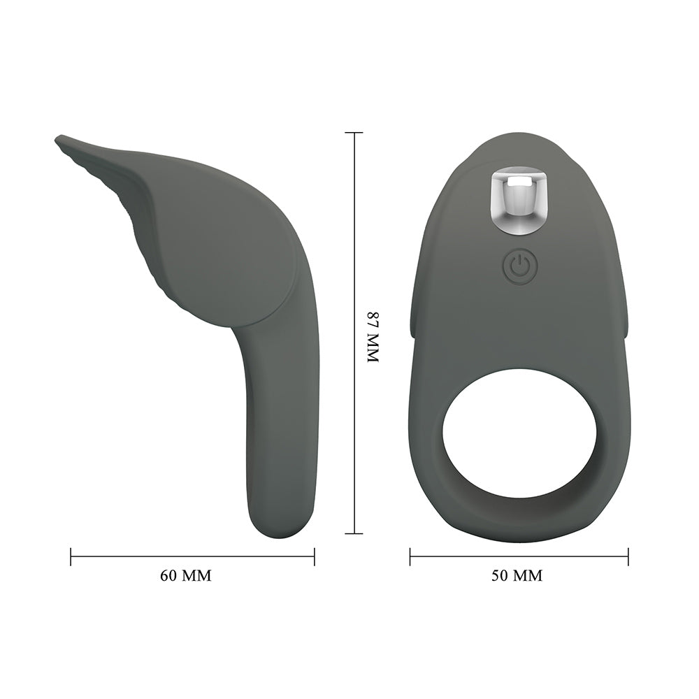 Alto Anillo Vibrador Recargable