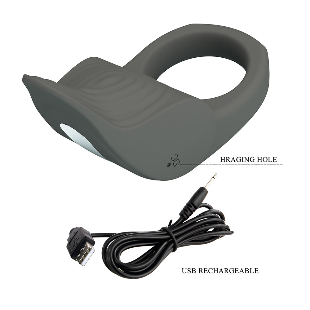 Alto Anillo Vibrador Recargable