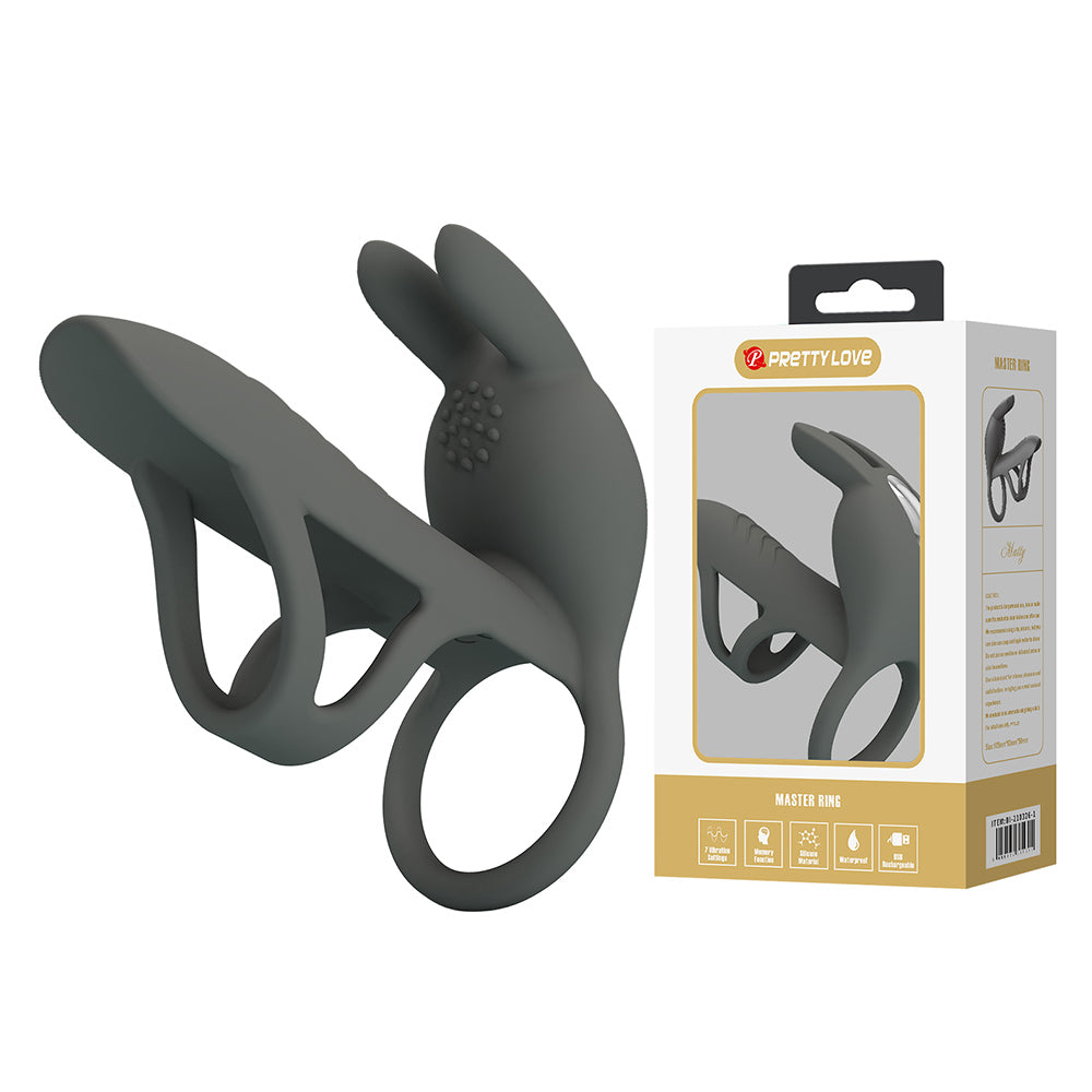 Matty Anillo Vibrador Triple con Funda