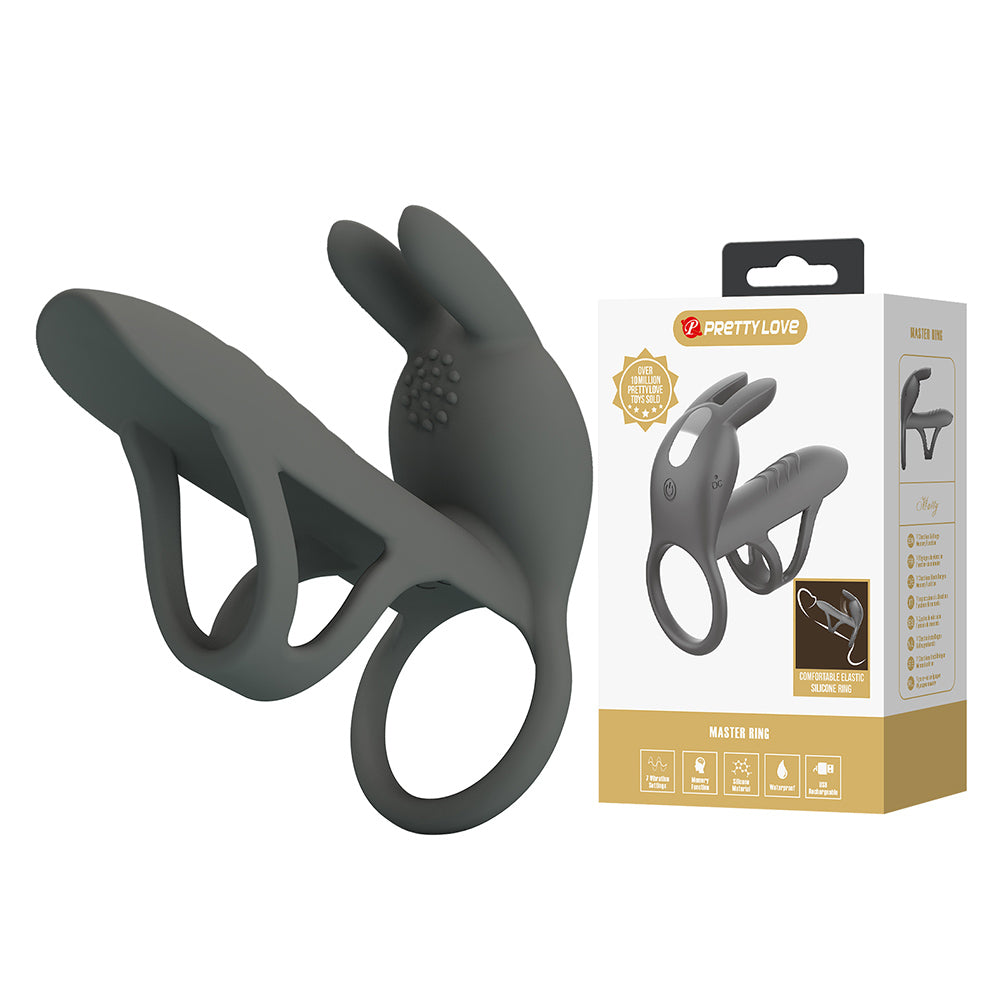 Matty Anillo Vibrador Triple con Funda