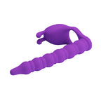 Blackney Anillo Vibrador para Doble Penetración - Morado