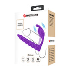 Blackney Anillo Vibrador para Doble Penetración - Morado