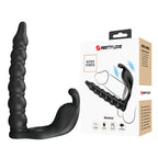 Blackney Anillo Vibrador para Doble Penetración - Negro