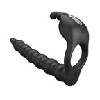 Blackney Anillo Vibrador para Doble Penetración - Negro