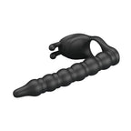Blackney Anillo Vibrador para Doble Penetración - Negro