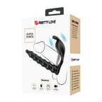 Blackney Anillo Vibrador para Doble Penetración - Negro