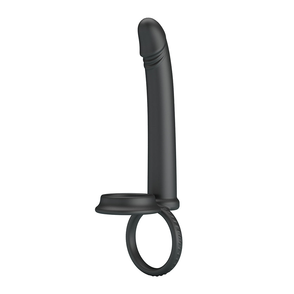 Moses Anillo con Dildo para Doble Penetración