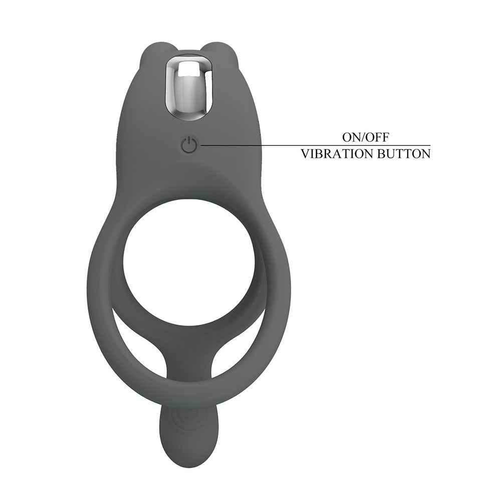 Seth Anillo Vibrador Doble Recargable